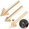 Universal Car Bumper Plastic Repair Tool Electric Iron Smoothing Welding Nozzle Triangle Copper Tip for Multiple Use