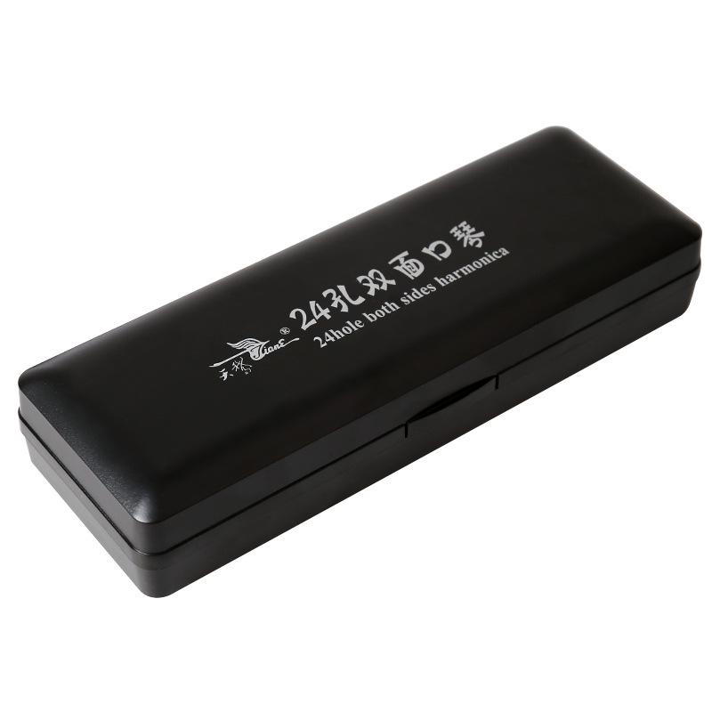 Swan 24-Hole Dual-Key Double-Sided Diatonic Harmonica for Beginners