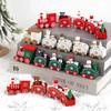 Christmas Train Christmas Train Toys Christmas Party DIY Decorations Home Cristmas Cake Decoration Ornaments Happy New Year