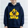 Felpe per Ragazzi Ragazze Felpa Casual Abbigliamento Bambini Top Felpa con Cappuccio a Manica Lunga Pullover con Cappuccio Stampato a Cartoni Animati