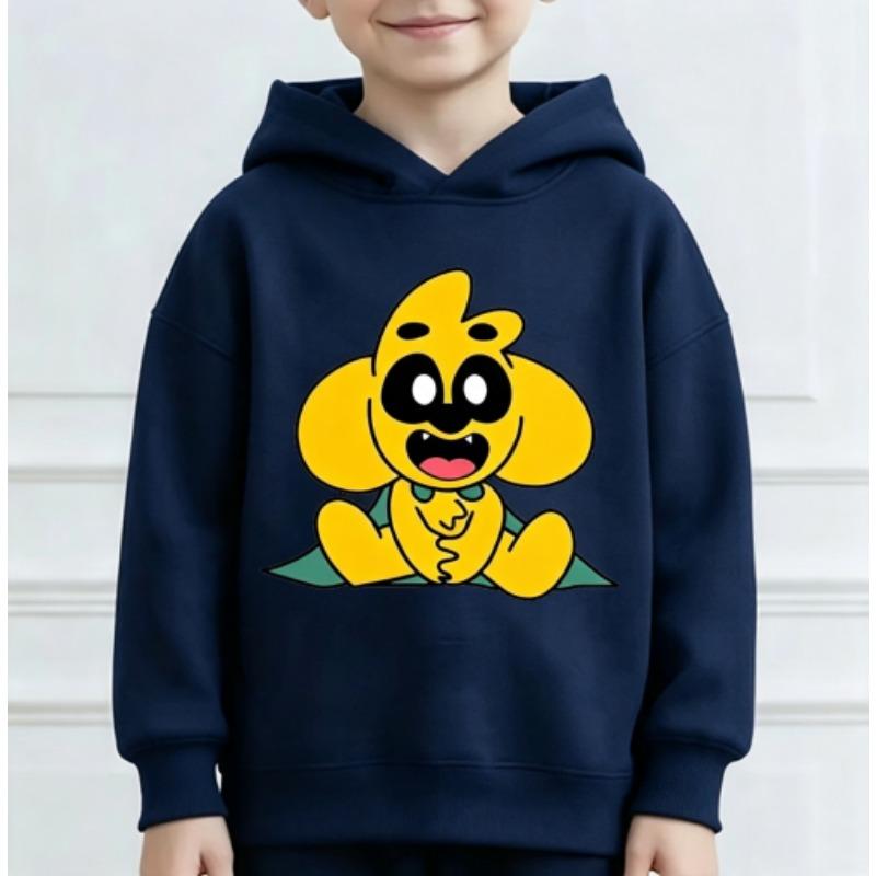 Felpe per Ragazzi Ragazze Felpa Casual Abbigliamento Bambini Top Felpa con Cappuccio a Manica Lunga Pullover con Cappuccio Stampato a Cartoni Animati