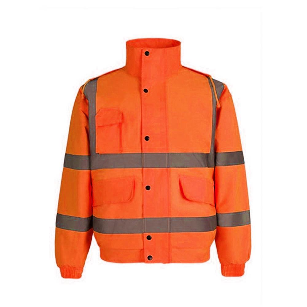 Men s Plus Size Waterproof Reflective Winter Jacket - Oxford Cloth