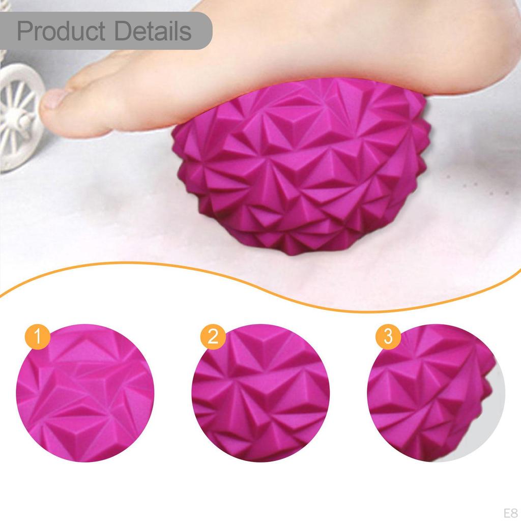 Children's Sensory Play Half Ball Lightweight Dia. 6.3inch Foot Massage Yellow