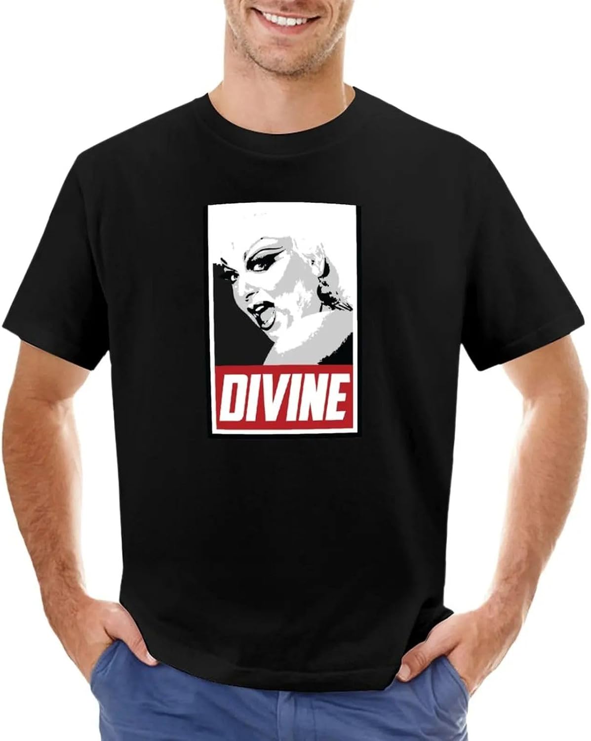Divine Fairey T Shirt Edition t Shirt Quick Drying t Shirt Funny t Shirts Anime M чёрный