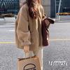 Women's Plus Size Retro Loose Street Jacket - Lambswool Feel, Cozy Autumn/Winter Coat, American Lazy Style