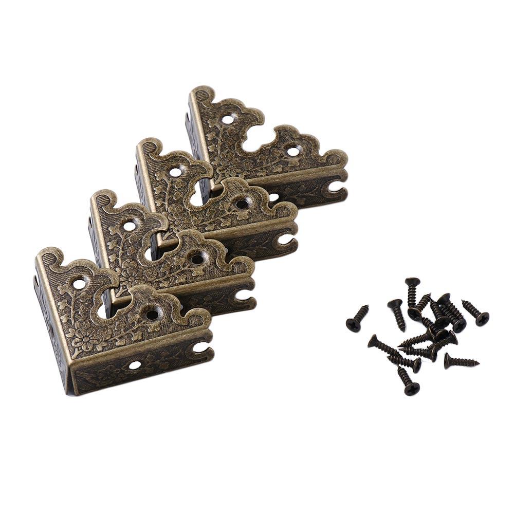 34mm NlN Case Guard Jewelry Box Edge Cover Corner Furniture Hardware Corner Brackets Corner  Protectors Decorative Protectors