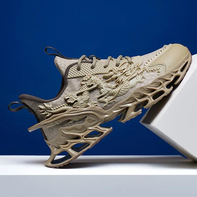 

Fashion New Exquisite Men s Sneakers Mesh Breathable Fashion Casual Shoes Soft Bottom Wear resistant Running Shoes Zapatos Para Hombres 46 коричневый