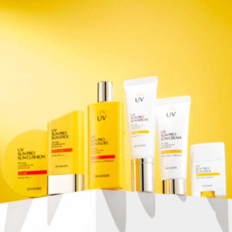 ISA KNOX UV Sun Pro 365 Extreme Sun Fluid SPF50+ PA++++ 70ml Lekki Wodoodporny Krem do Opalania