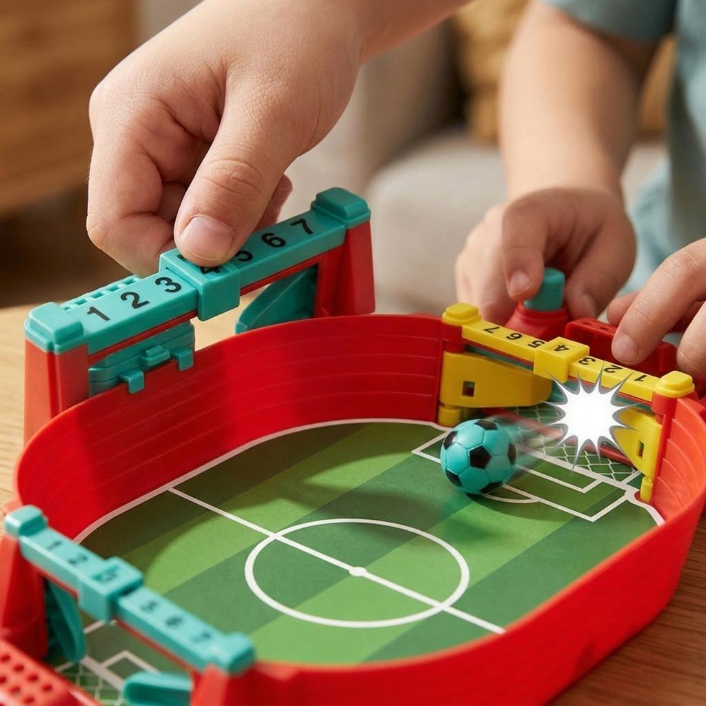 Double Finger Toys, Tabletop Football Field, Parent Child Interactive Catapult Children's Board Game Toys