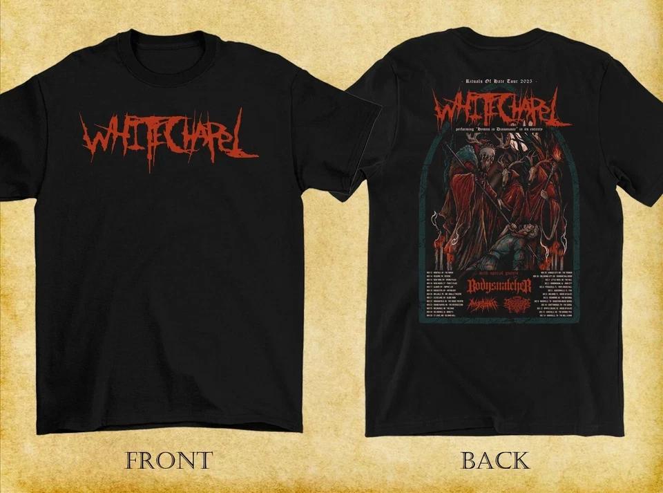 Whitechapel 2025 Winter Tour Shirt Black reprint unisex S