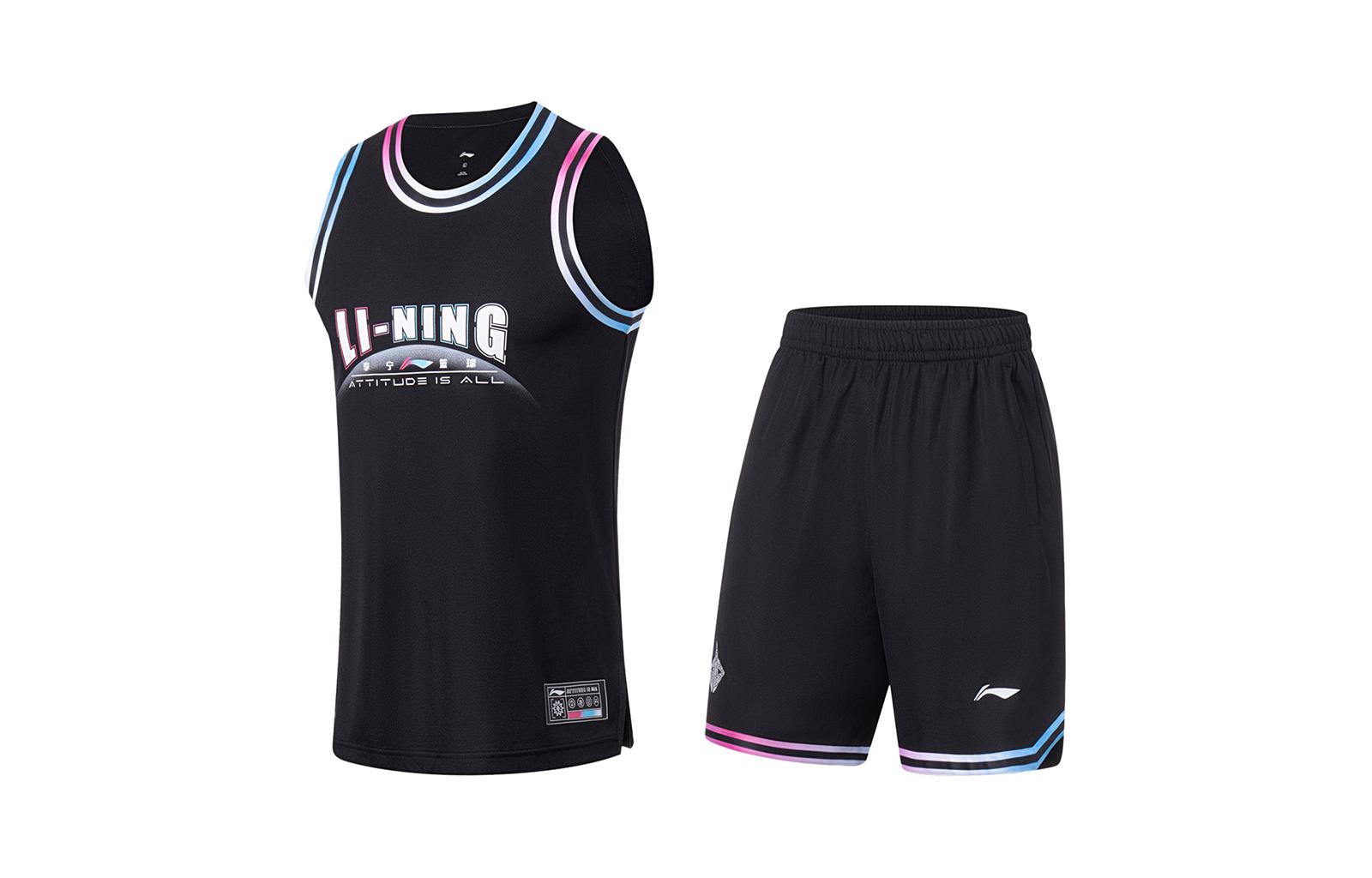 Li Ning Sports Basketball Collection Set Men s Black AATT013-6 M фото
