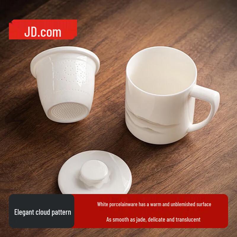 Jingdong Cloud Pattern Ceramic Cup Set