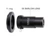 ANQILAFU 1.25-inch 5x Barlow Lens - for Telescope Eyepieces - Actual Magnification: 2x