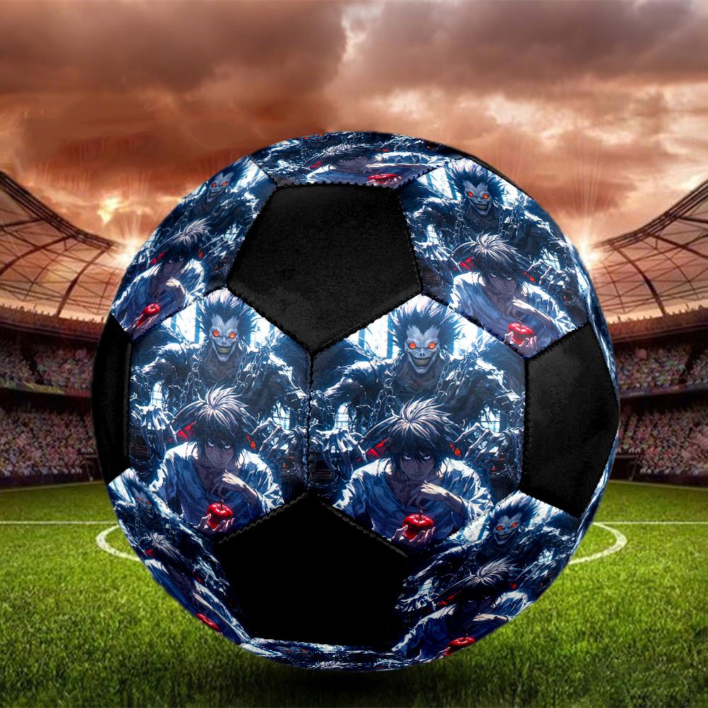 Pallone da Calcio Colorato Cucito a Macchina PVC Misura 5 Pronto per Allenamento di Squadra e Competizione Resistente Alto Rimbalzo Raffreddamento Regalo Sportivo
