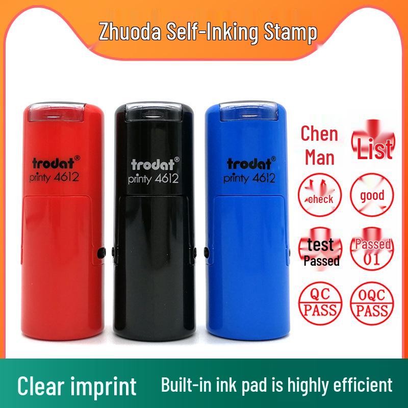 Zhuoda 4612 Multi-Use Stamp: Numeric, OK, Inspected, Qualified, PASS, 10MM, 10,000 Uses