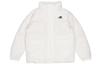 New Balance Down Jackets Unisex Ivory White Stand Collar Moderate Other NPA4E013-IV