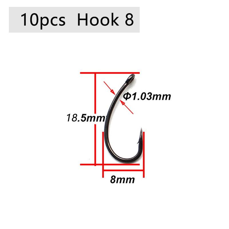 Carp Fishing Swivels Snaps with Solid Ring Quick Change Fishing Hook Swivels Accessories