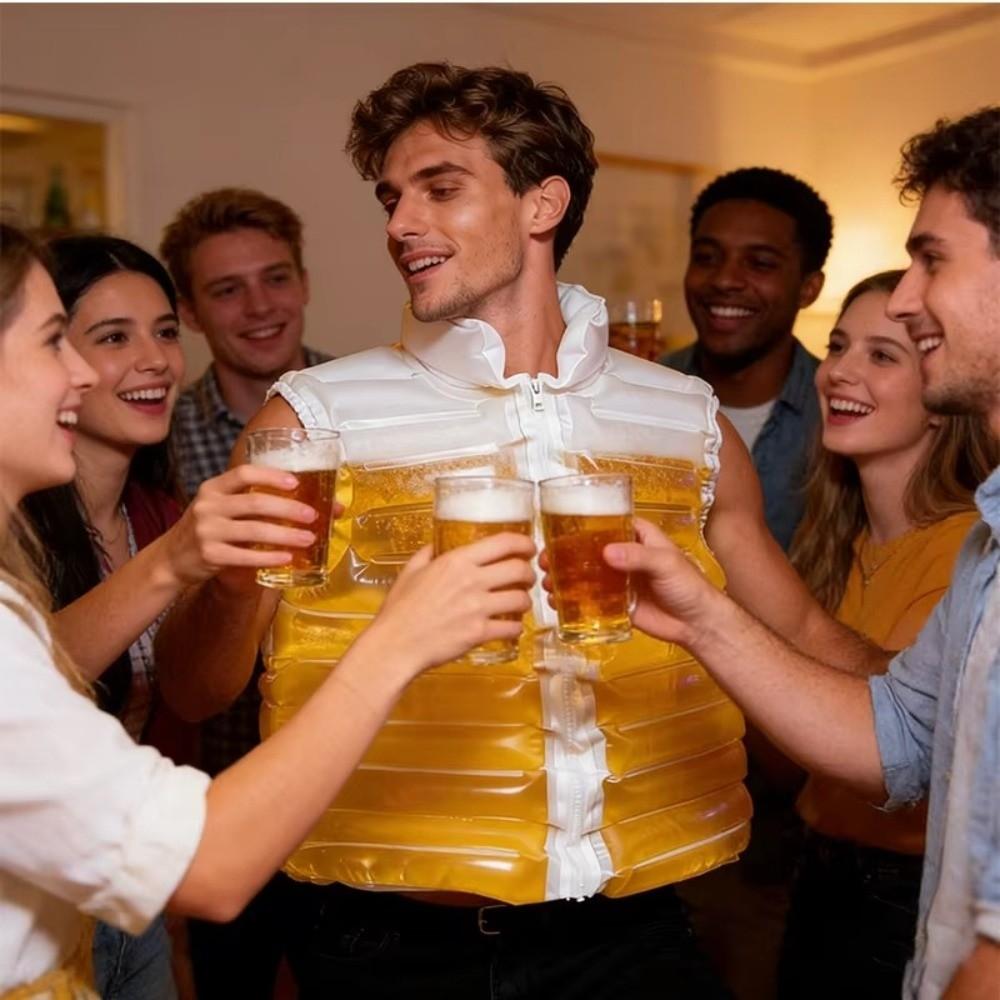 Portable Beer-Filled Jacket Leak-proof Refillable Beverage Jacket Hilarious Cooler Vest Pools