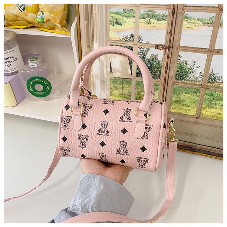 

Маленькая сумка женская летняя новая модная сумка-мессенджер популярная текстура портативная сумка-подушка розовый