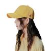 Polyester Cotton Blend Baseball Cap With Embroidered Letters For Stylish Look