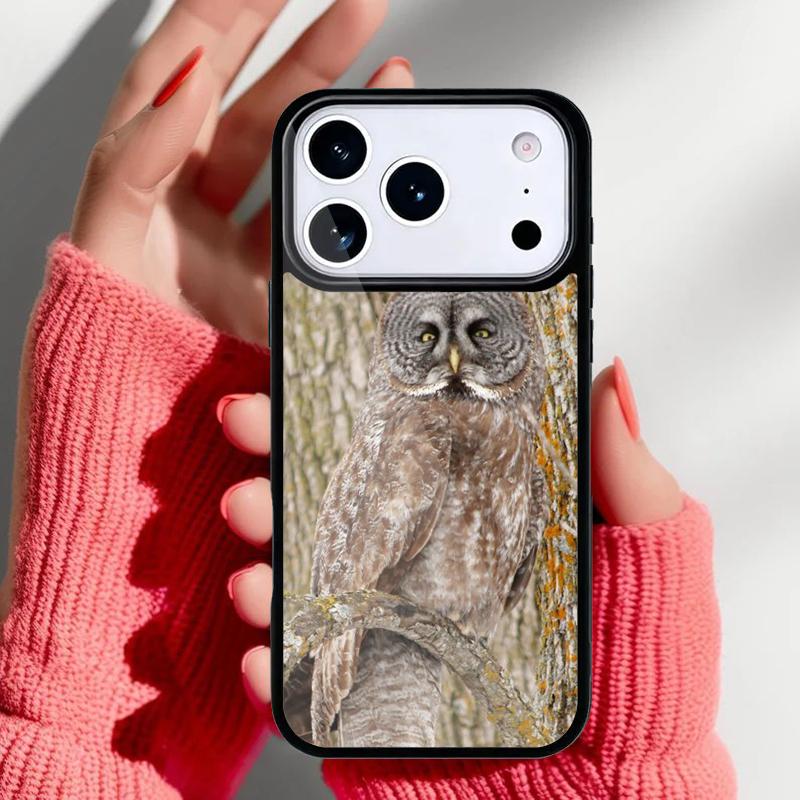Camouflage Owl Phone Case for iPhone 17 16 15 14 13 Pro Max Back Cover for 12 11 Pro Coque