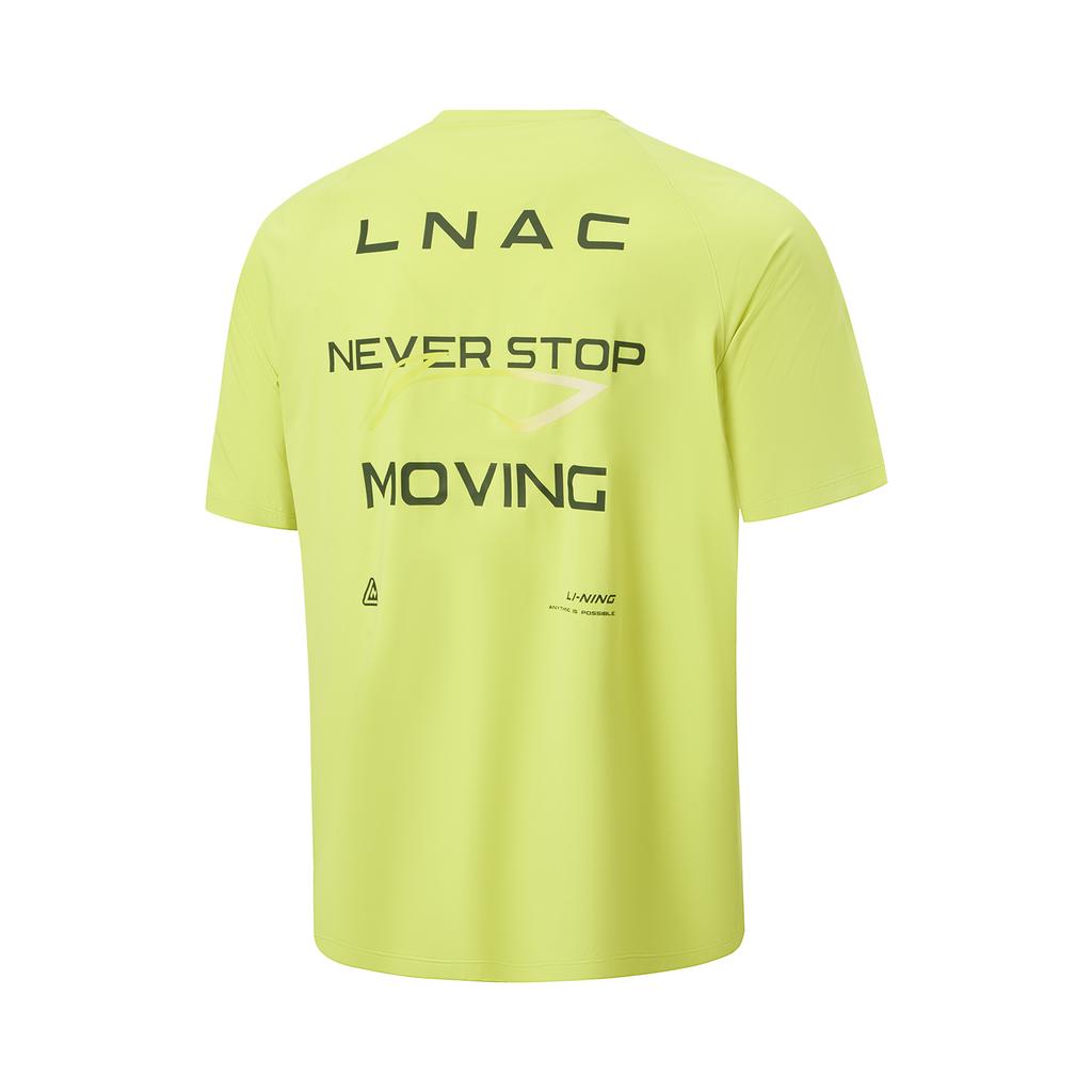 Li-Ning Minimalist Letter Print Pullover Short Sleeve T-Shirt Men tops ATSW323-6