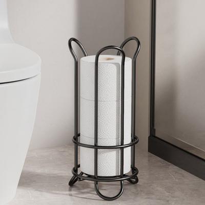 Decorative Standing Toilet Roll Holder Iron Napkin Stand Modern Tissue Storage Rack  Restaurants