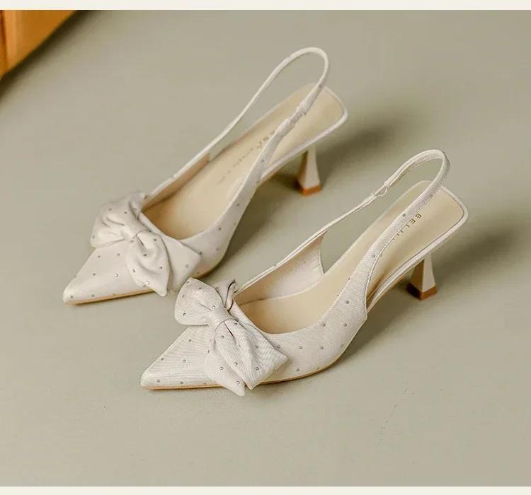 Sexy und elegante Damen Sandalen mit hohen Absätzen und Schmetterlingsknoten, perfekt für jeden Anlass Damenschuhe