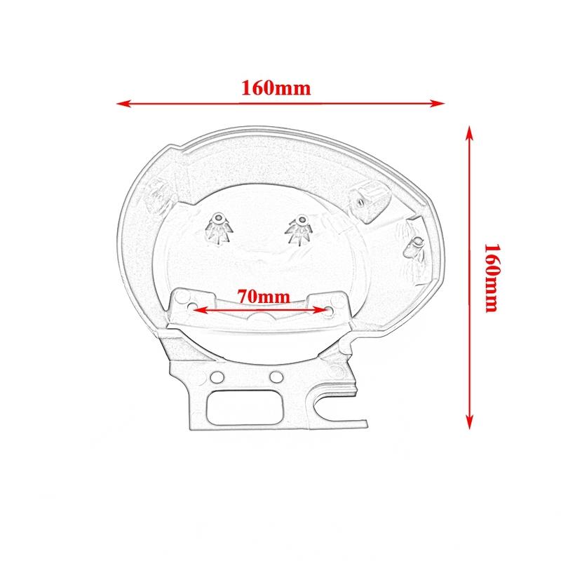 Authentic Speedometer Speed Tach Gauge Rear Case Cover Bracket For Yamaha FZ6N FZ6 N 2004- 2007 trument Tachometer Meter Case