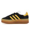 Adidas Gazelle Bold Black Bold Gold Women Sneakers Core-Black Cloud-White IE0422