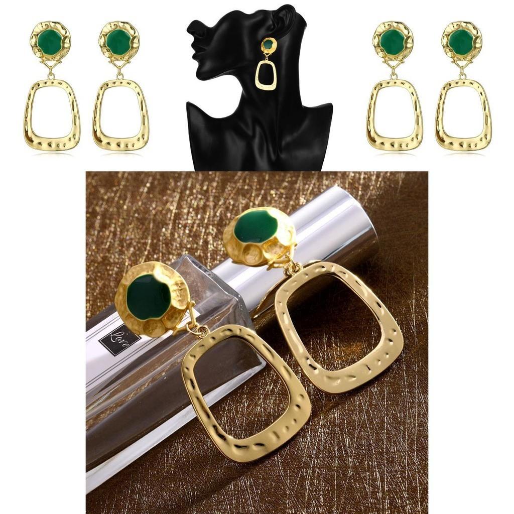 Geometric Chic Alloy Earrings For Women Fashionable And Jewelry Minimalist