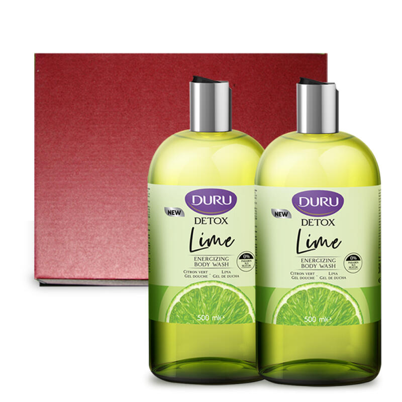 500ml body wash 2-piece gift set Lime + Charcoal