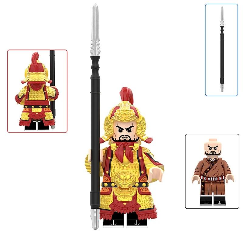 Used Boy Figure Assembly Weapon Building Block Toys