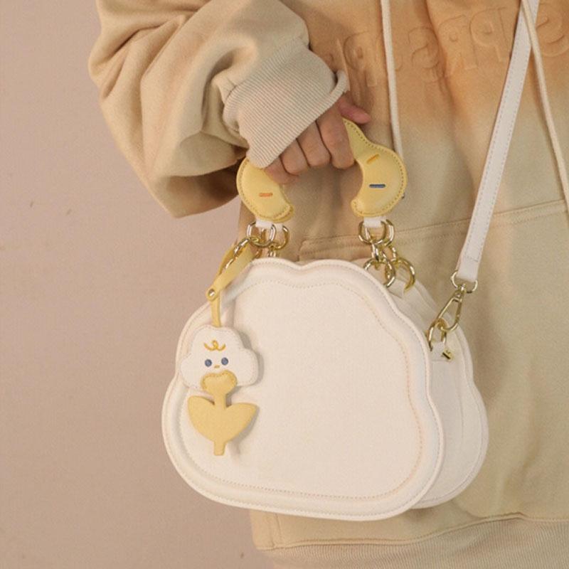 

IELGY Niche универсальная женская сумка-мессенджер кремового цвета с облаком бежевый