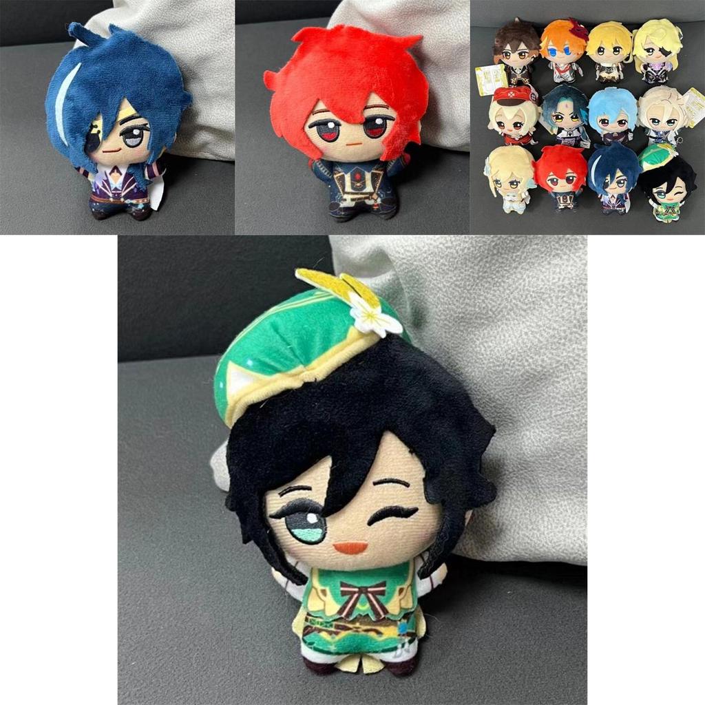 Genshin Impact Plüschpuppen Anhänger Venti Lumine Weich Gefüllt Schlüsselanhänger Geschenk