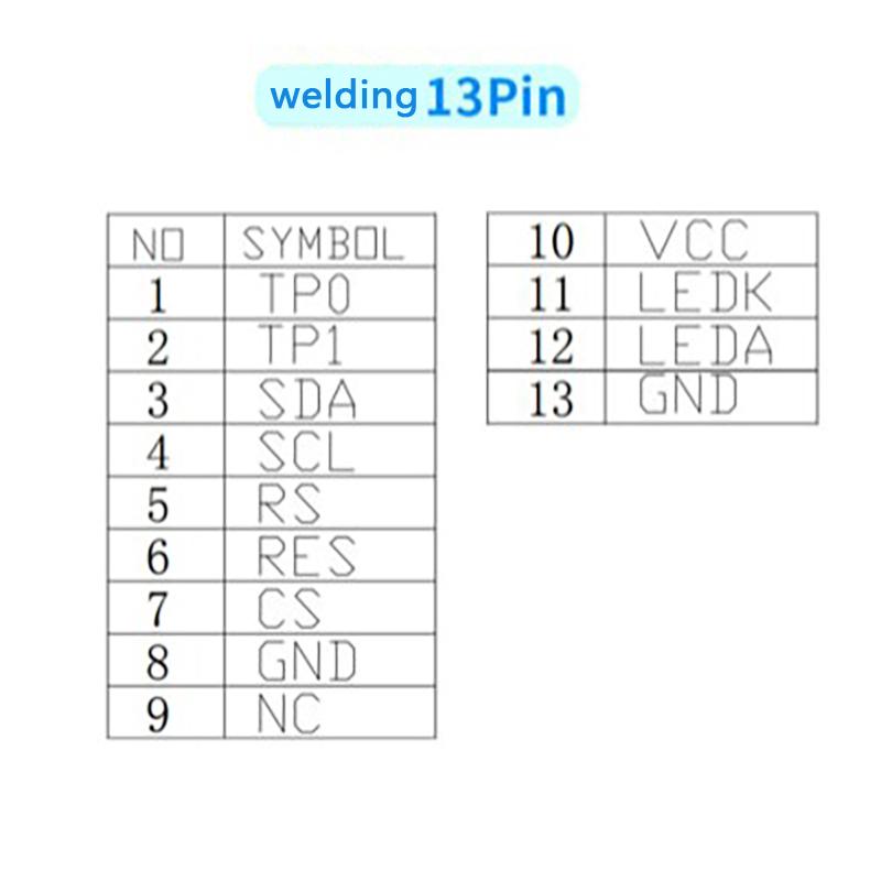 0.96 Inch Ips Display Lcd Screen Module Tft Display 80*160 St7735 Driv 3.3V 8Pin