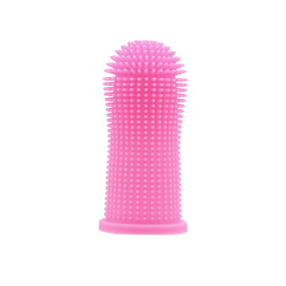 Silicone Finger Toothbrush for Dogs and Cats - Soft Gum Care Brush