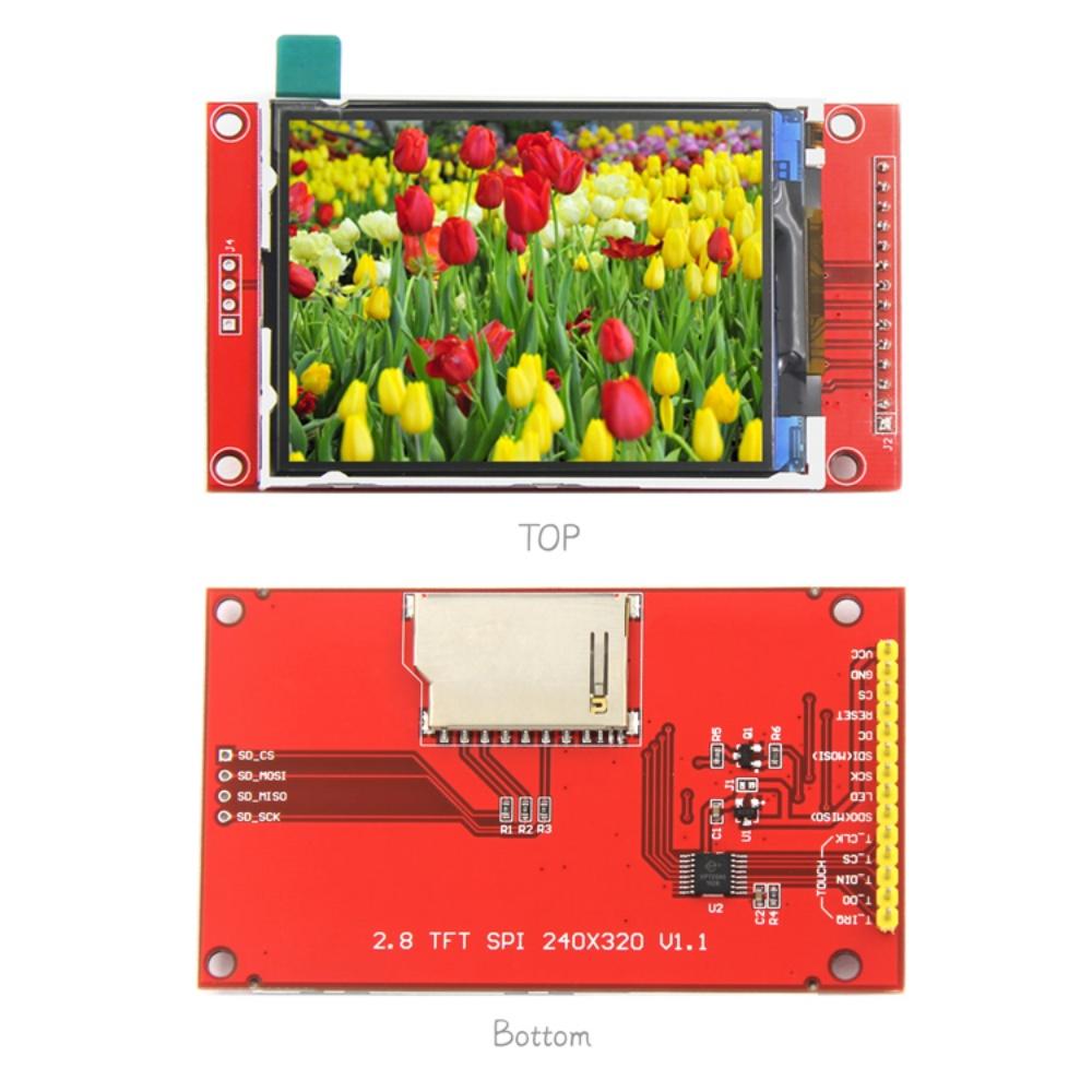 Touch Panel 2.8 Inch SPI TFT LCD ILI9341 Driver Chip Serial Port Module With PBC 240x320 SPI Serial Display