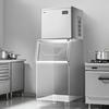 Commercial Ice Maker Machine - Head, 204 kg/Day Stainless Steel Ice Machine with Scheduled Ice-Making, Self-Cleaning, Adjustable Thickness, Ideal for