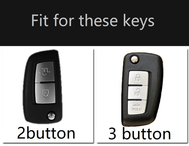Interior Mouldings ABS plastic+silicone Car Key Fob Case Cover For Nissan X-Trail T32 Rogue Juke F15 Qashqai J11 Murano MAXIMA A