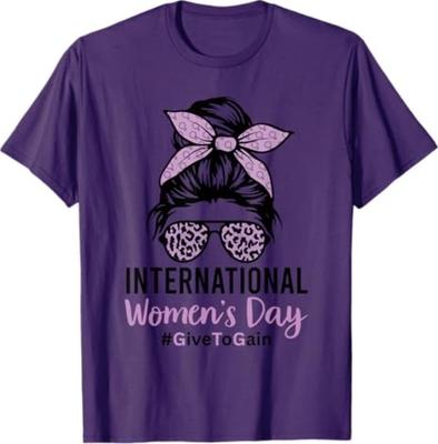 International Women's Day 2026 8 March IWD Give To Gain T-Shirt