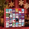 2025 Christmas Countdown Calendar Christmas Winter Home Supplies 24 Days Countdown Calendar Novelty Socks for Men Women