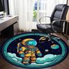 1pc Astronaut Chair Carpet for Office, Soft Flannel Throw Mat, Perfect for Office,Holiday Party Decoration Choice Yy251113193