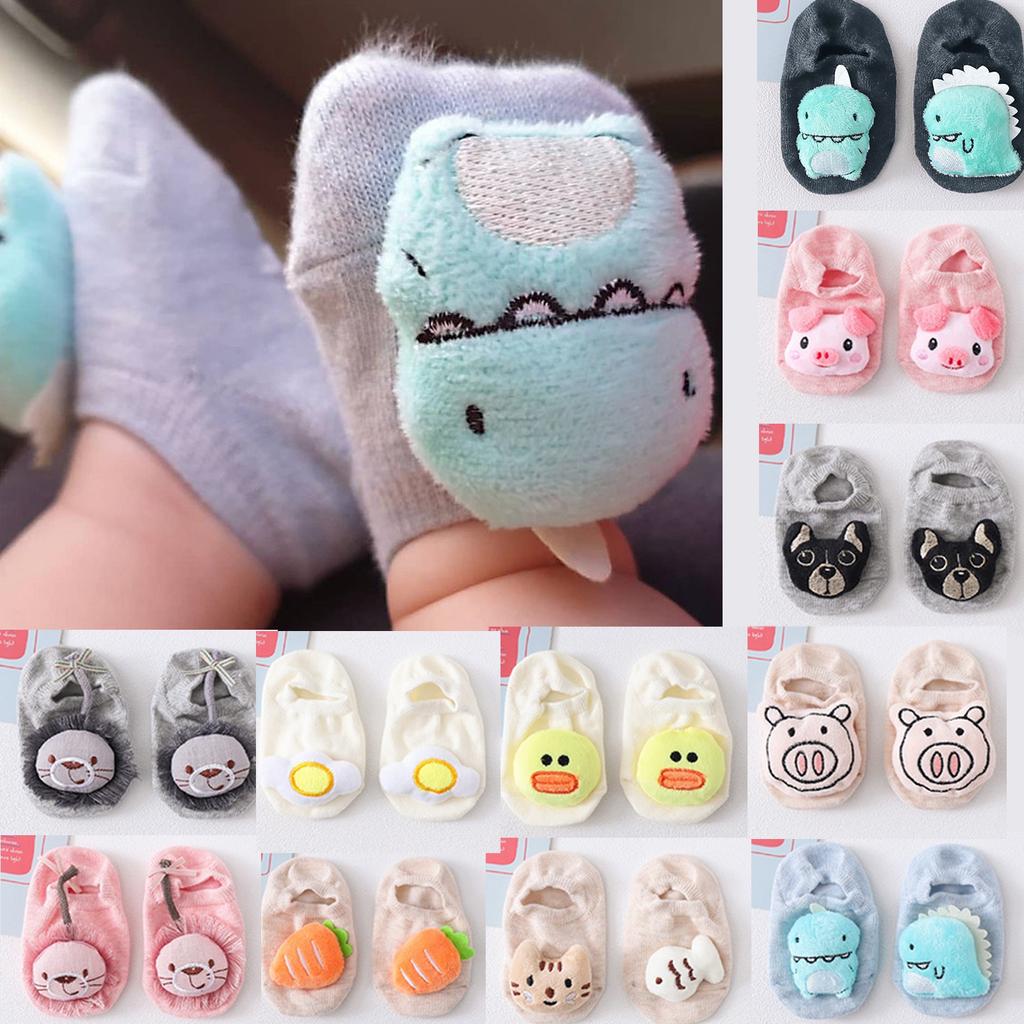 Neugeborene Baby Cartoon Neugeborene Baby Mädchen Jungen Anti-Rutsch-Socken Slipper Schuhe Stiefel