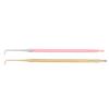 2pcs B6 Lash Perm Lift Tools Curved Tip Short Comb Stainless Steel Lash Separation Rod