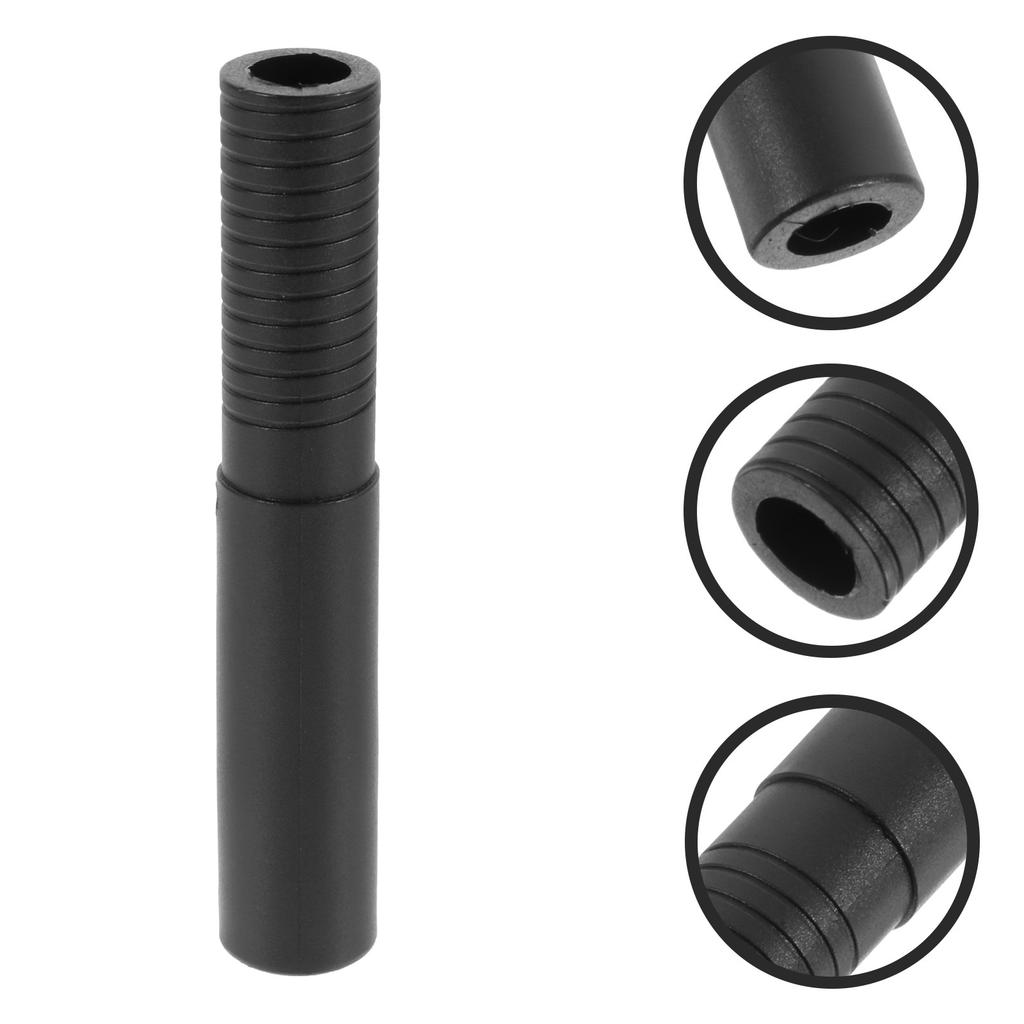 Golfs Club Butt Extender Extension Rod Black Portable Lightweight Durable Telescopic Golf Shaft Prolong Bar Repair
