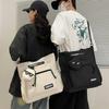 Large Capacity Bag Female Commuter Tote Bag Student Class Crossbody Bag Men's Nylon Bag