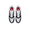 Nike Court Borough Low Top Kids' Skateboarding Shoes Black White Red Sneakers 839937-102