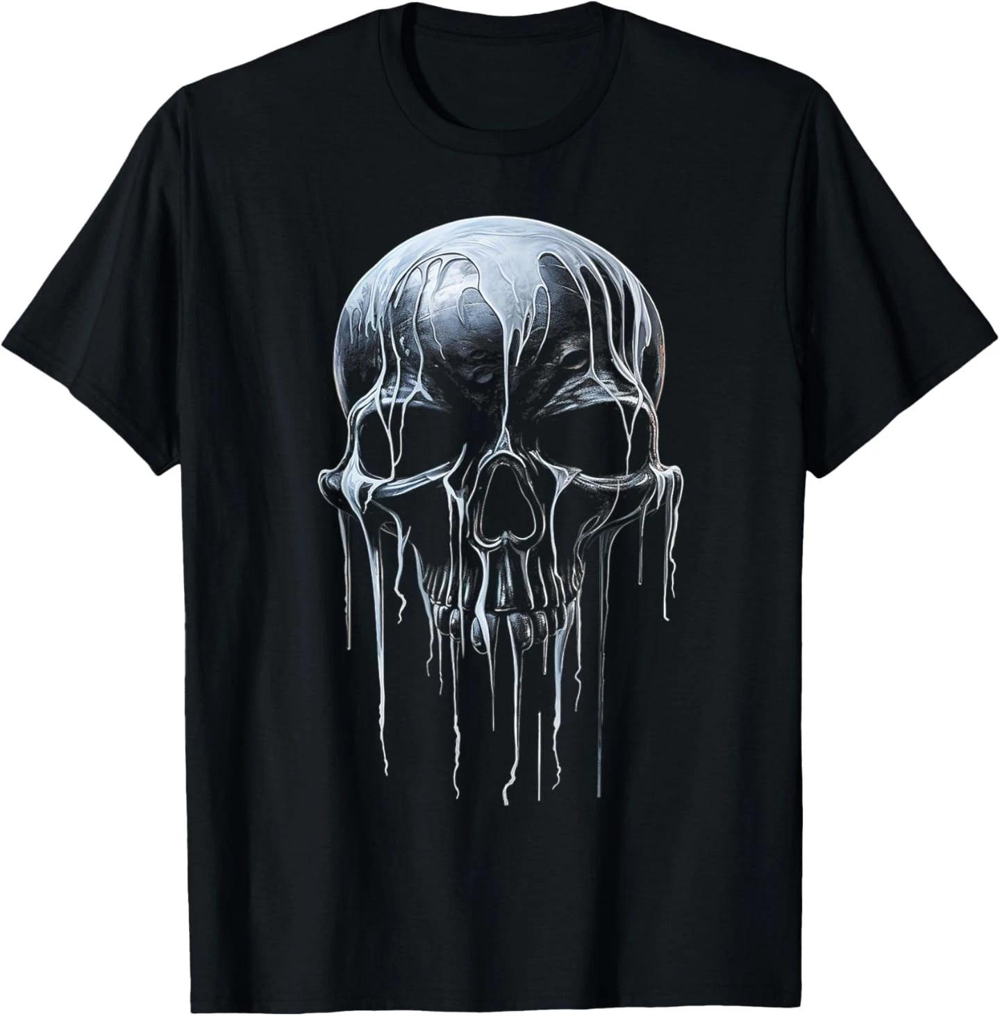 

Skull Fantasy Drawing Artwork Painting Graphic Art Skull T-Shirt XL