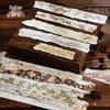 Yi Niao Kraft Paper Flower Shadow Stickers: 30 Die-Cut Retro Journal Sheets